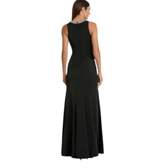 Mac Duggal NEW Size 6 Style 49093 Black Embellished Neck Sleeveless Trumpet Gown - Picture 3 of 8